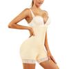 Damen Shapewear Bauchkontroll-Shorts Nach der Operation Kompressions-Po-Lifter mit Reißverschluss im Schritt Anti-Roll-Silikonstreifen Schlankmachender Body Shaper