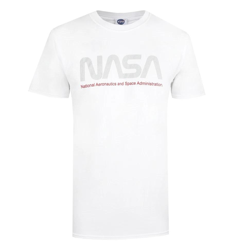

Официальная мужская футболка NASA с логотипом-значком Белый S - XXL 2XL