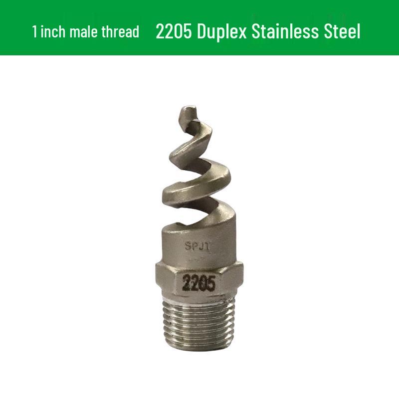 Stainless Steel Anti-Clog Spiral Spray Nozzle for Cooling Tower & Fire Protection