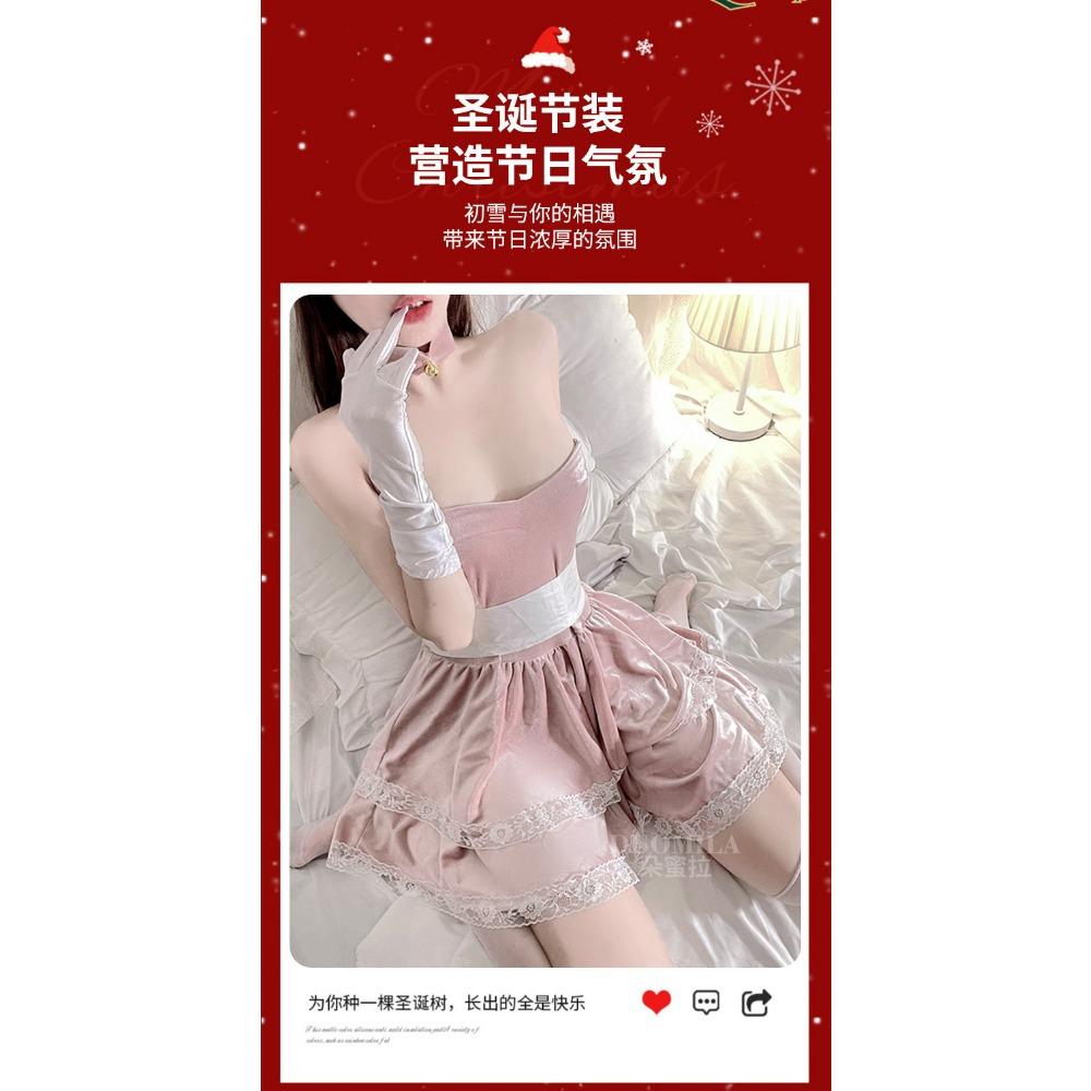 Domila Christmas Dress Female Halloween Cute Bunny Sexy Uniform Suit New Year's Battle Suit Stage Performance Suit