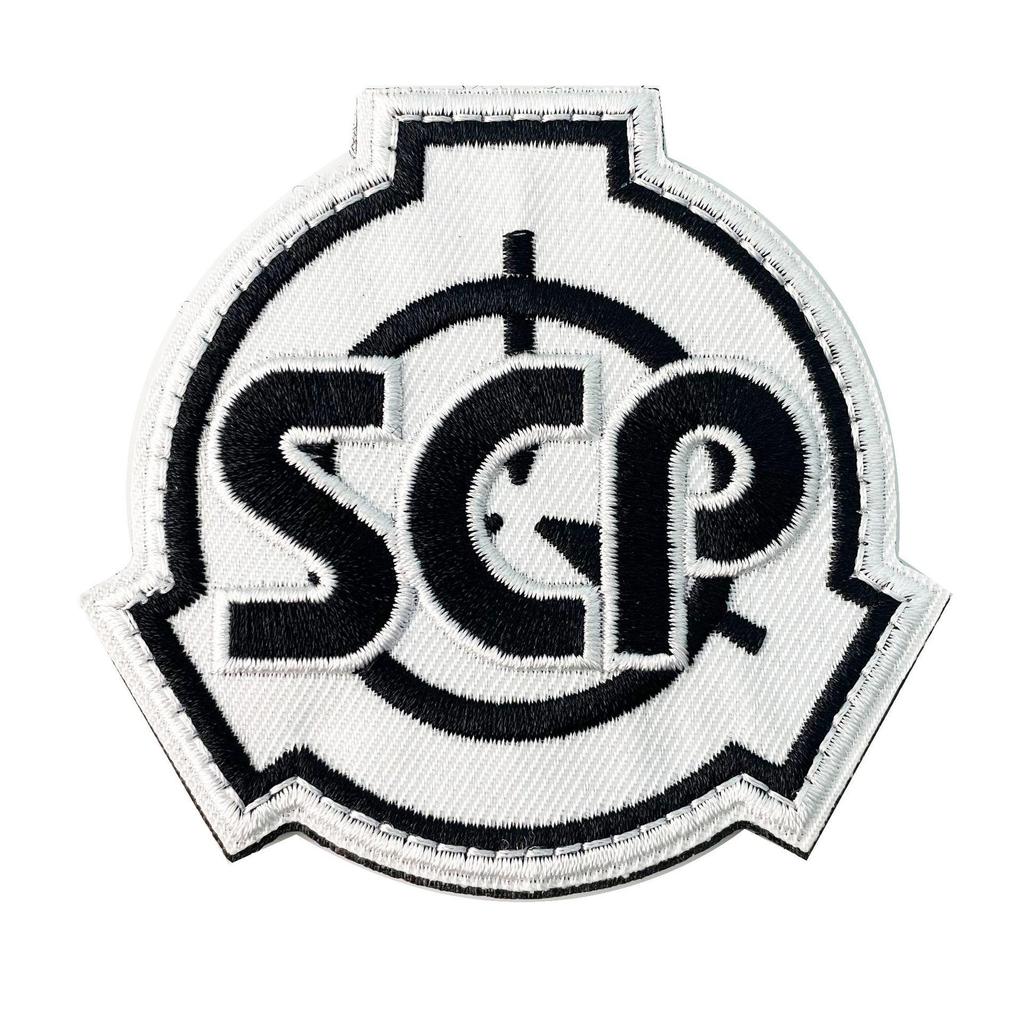 SCP Foundation Logo Gestickt Moral Patch Aufkleber Klettverschluss Abzeichen