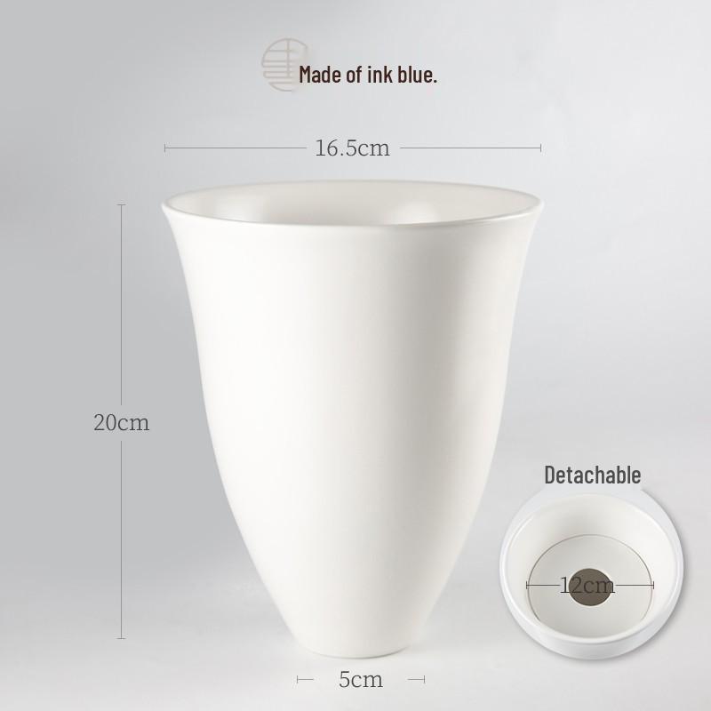 Ikenobo Zen Ikebana Ceramic Vase for Japanese Flower Arrangement