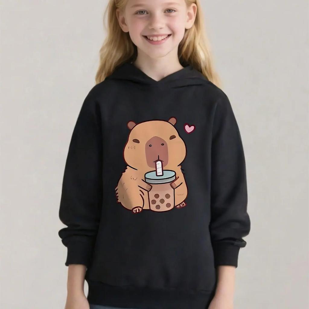 Kawaii Tier-Hoodie Kinderbekleidung Mädchenbekleidung Mode Jungenbekleidung Herbst-Sweatshirt Kinder-Oberteile
