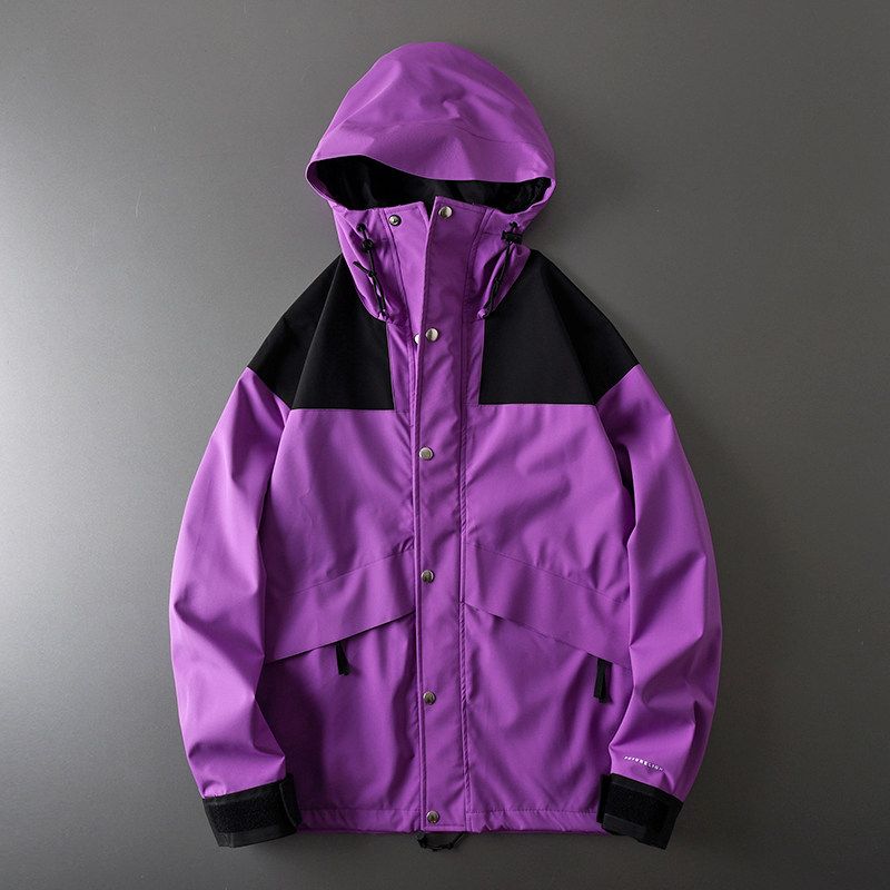 Jacket Outerwear Men's Fashion Brand High Street Windproof Waterproof Trench coat Foreign Trade Men's American Functional Mountain Cargo Jacket