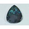 30X38X5MM Natural Shattuckite Pear Cabochon Loose Gemstone for Jewelry 82Cts SK-4466