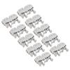 10Pcs Wire Connection Block Din Rail Type Spring Lever Cable Connector Terminal PCT211