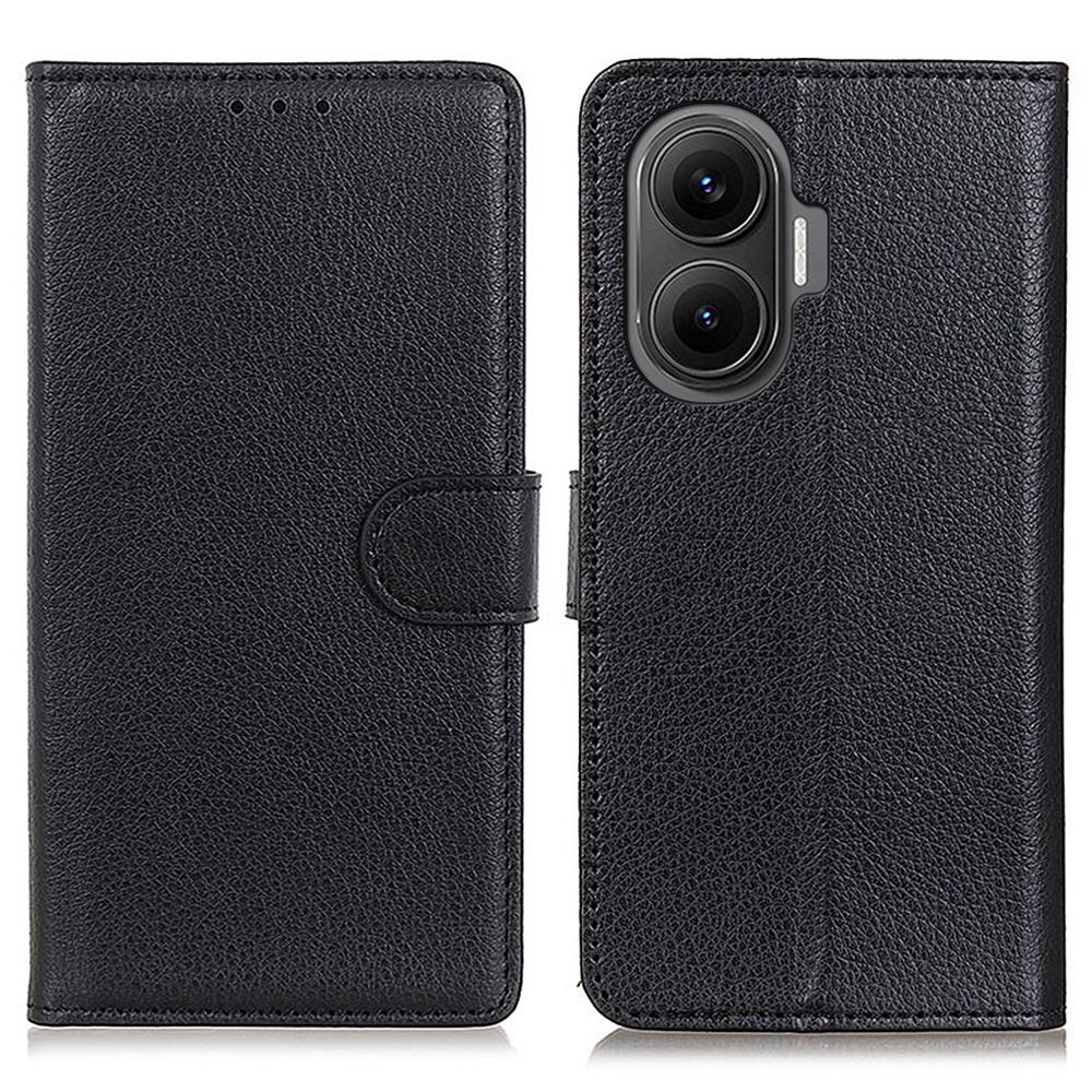 Dla Xiaomi Redmi Turbo 4 Pro 5G/Poco F7 5G Etui portfelowe PU Skórzane etui na telefon Tekstura liczi