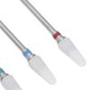 3pcs Ceramic Nail Drill Bit Set Gel Removal Nail Polishing Grinding Bit Accessory for Electric Nail Drill