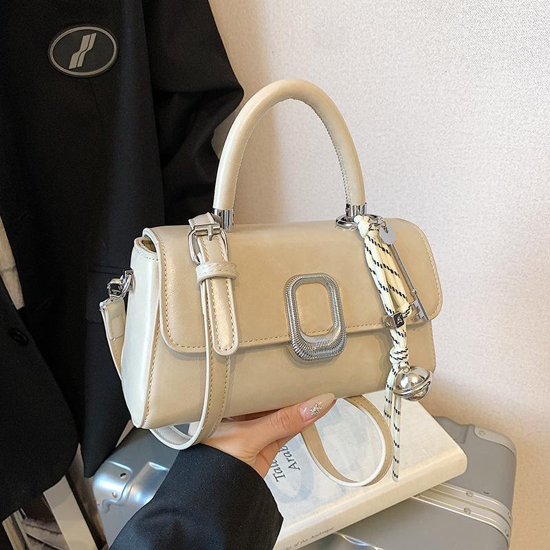 Simple Hand Bag Small Square Bag 2025 Spring New Fashion Shoulder Bag Trend Versatile Temperament Messenger Bag