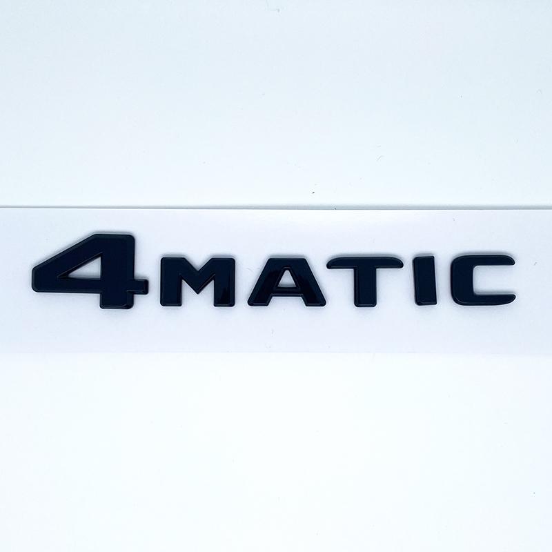 

4MATIC Trunk Letters Emblem Badge Sticker For A B C E G S ML SL CL GLA CLA Class AMG чёрный