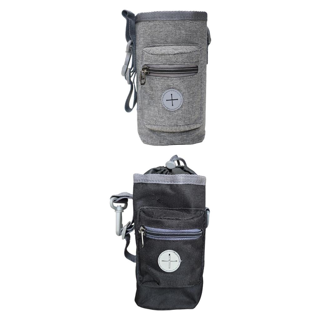 Dog Treat Pouch Dog Treat Bag 2 Ways to Wear with Waist Belt Food Snacks Storage