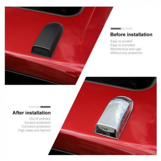 For - Ford F150 F-150 Chrome Top Roof Antenna Base Cover Trim Cap Decor