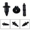10/20PCS For Suzuki Yamaha Motorcycles Black Threaded Nail Clip Rivet Arrowhead Clip For 0.6cm/0.236in Bore Size