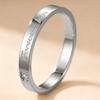 Titanium steel ring, niche and high-end, light luxury, non-fading, cross-border Instagram-style Foever Love