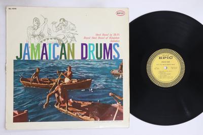 LP Record ROYAL STEEL BAND - Jamaican Drums NL1010 EPIC Japan Country/Folk Used