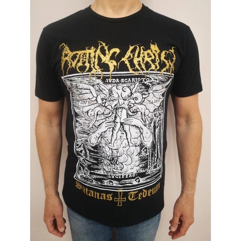 Rotting Christ Satanas Tedeum Black T-Shirt mayhem dark throne S