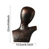 Soyut İnsan Figürü, Kafa, Reçine Heykel, Masa Dekorasyonu, Oturma Odası, Çalışma Masası, Büst, Heykel,
