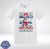 Jingle Bells Hockey Smells Funny Santa Ugly Christmas Hockey T-Shirt