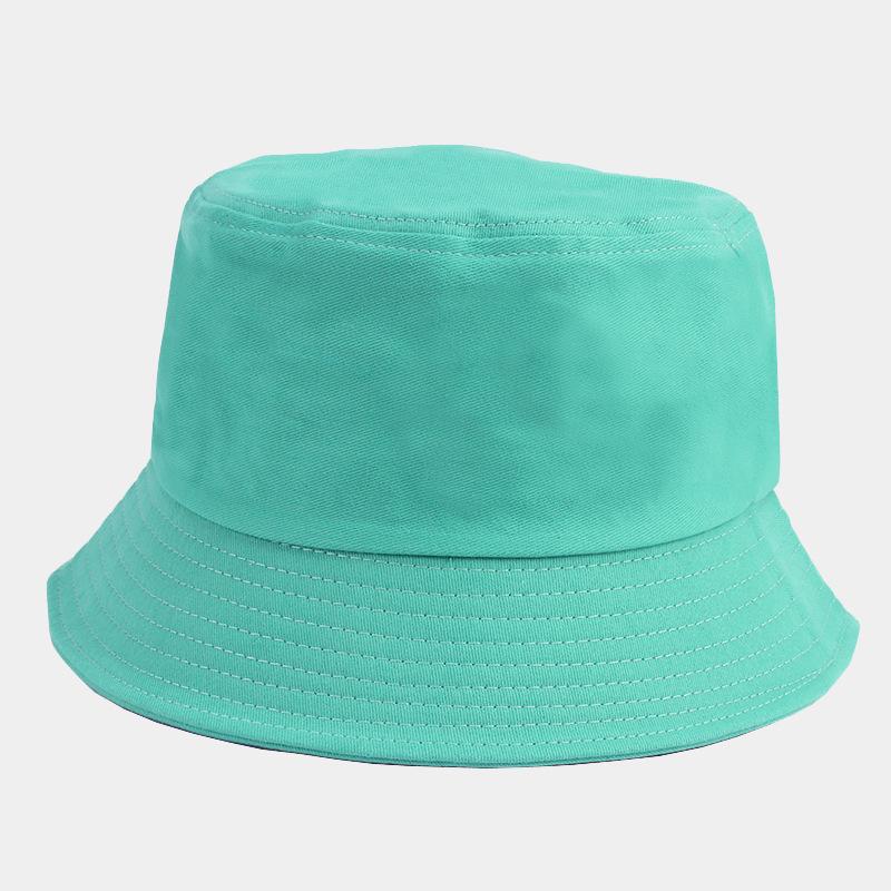 Koreanische Version Makronenfarbe Leichte Tafel Fischerhut für Damen Japanischer Sommer Studentenpaar Sonnenhut Topfhut