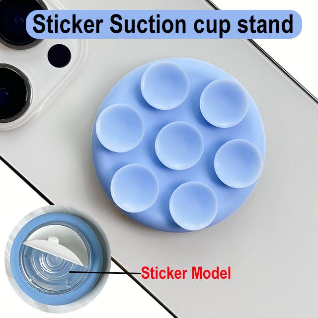Grippopso Silicone Suction Cup Wall Stand Cellphone Holder Mount Tok Socket Suction Mobile Phone Case Holder Phone Accessorie