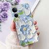 For Vivo V50 Lite V50 V2427 V2441 Elegant Floral Butterfly Phone Case For Vivo V50 V50lite 5G Soft Silicone TPU Cases