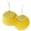 Les Trésors De Lily [L5190] - Yellow 'Kilimanjaro' Designer Earrings