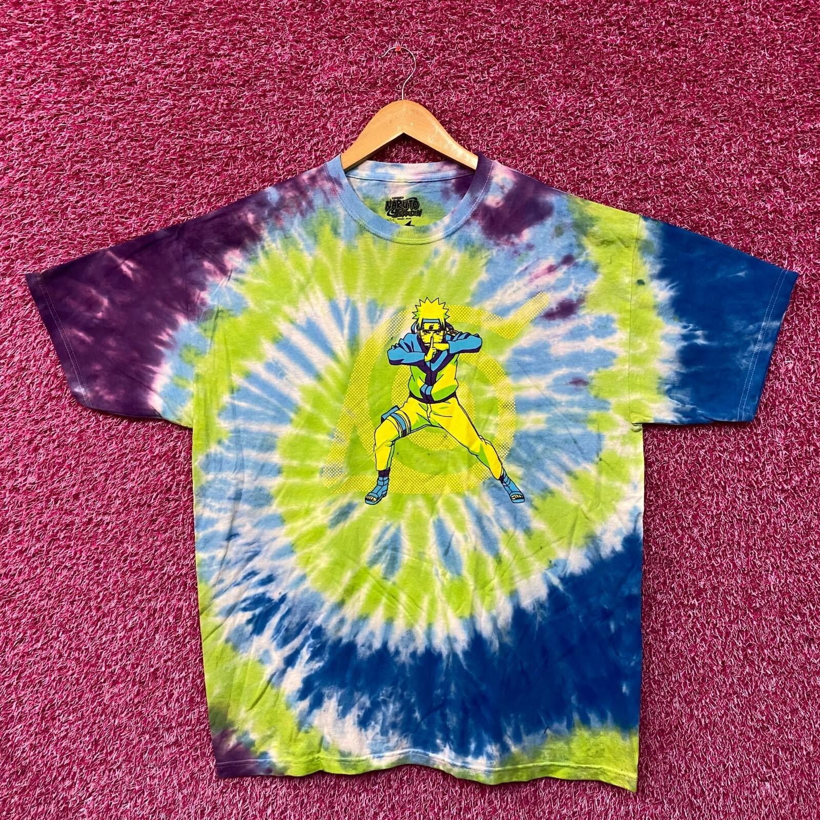 Naruto Shippuden Anime Tie dye Tshirt 4XL