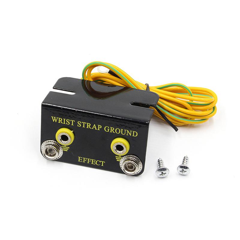 Esd Ground Socket Dual Banana Plug For Anti Static Wrist Strap Armband