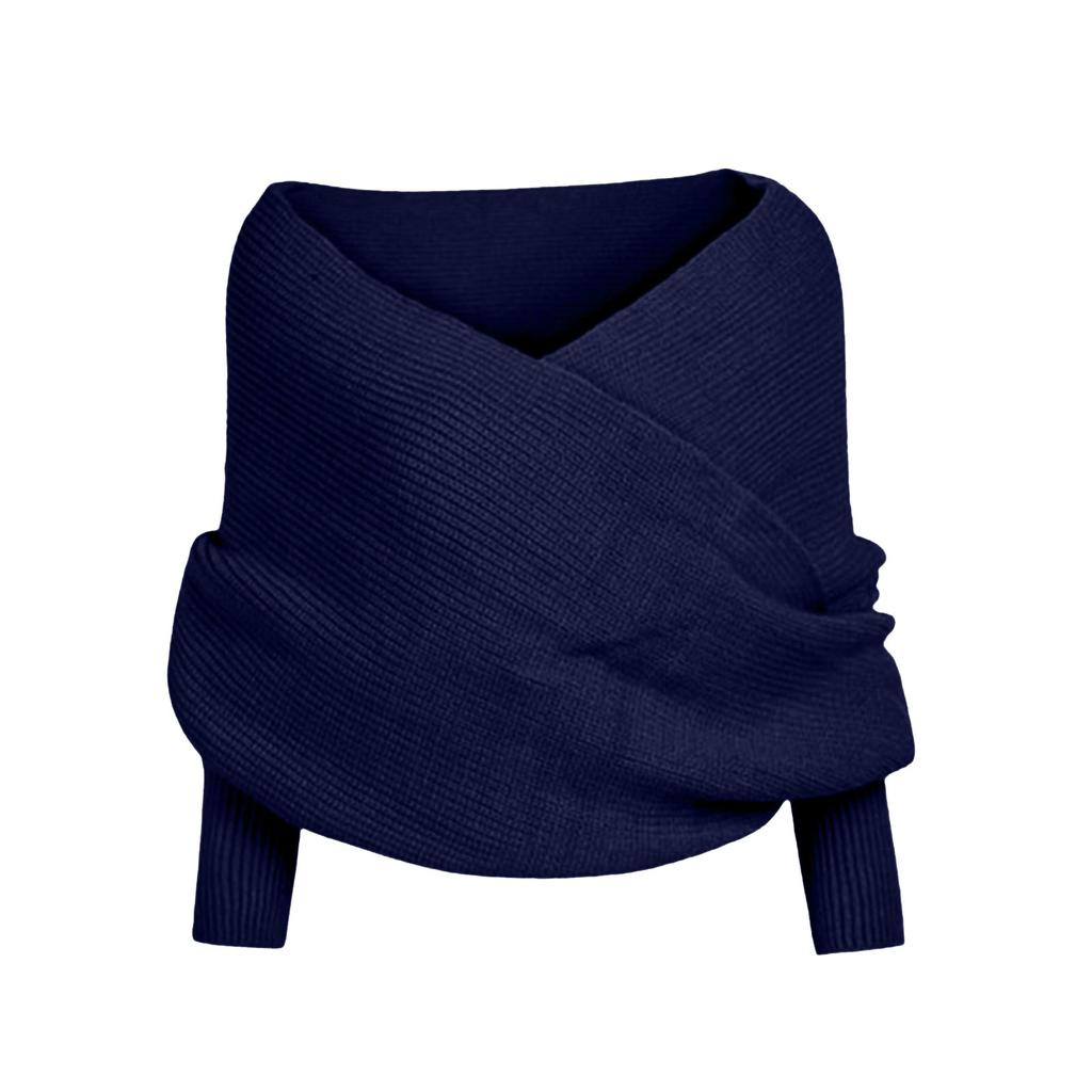 Knitted Cable Knit Scarf, Knitted Cable Knit Scarf With Sleeves For Women, Knitted Cable Knit Scarf, Scarf With Sleeves