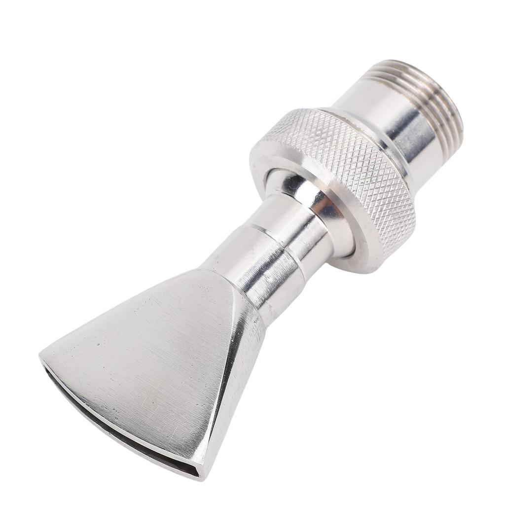 Fan Shaped Fountain Nozzle Stainless Steel 3 4 Inch 1 2 Inch Universal Flat Fountain Pond Water Nozzle Sprinkler for