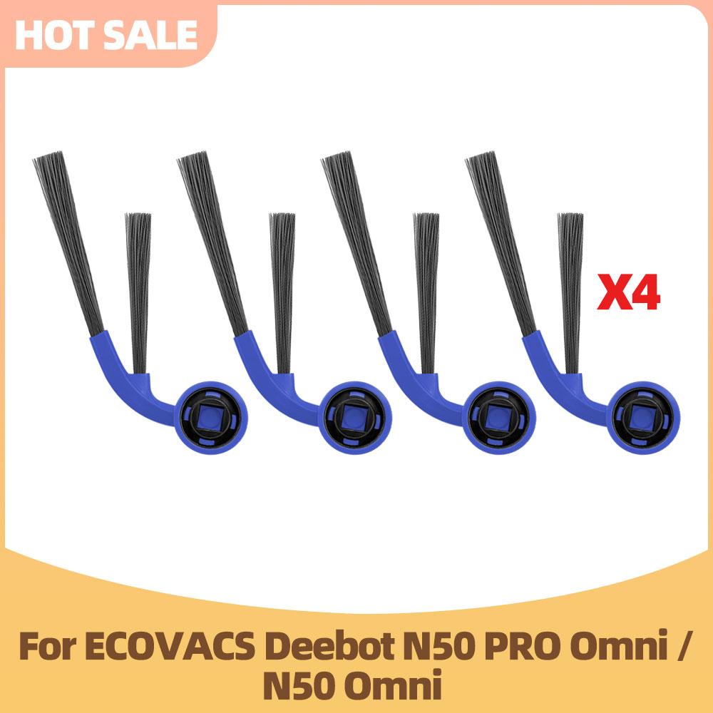 Compatible For ECOVACS Deebot N50 PRO Omni / N50 Omni Vacuum Parts Main Side Brush Filter Bag Mop Cloth Replacement Accessories
