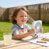 Digital Screen Rechargeable Fan Built-in Battery Small Hanging Fan  Desktop Use