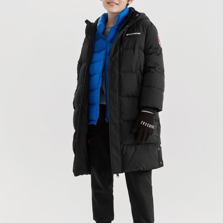 Skechers Kids Padded Jackets Hooded Moderate L422K054-0018
