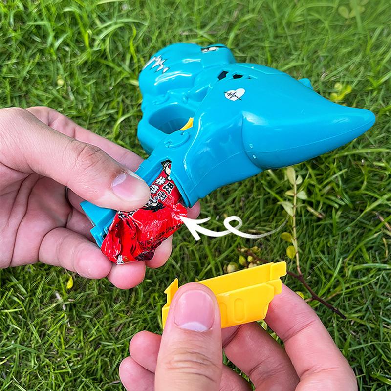 Cute Dinosaur Candy Lollipop Gun Sweet Toys for Kids Novelty Toy Sugar Storage Box for Children Funny Birthday Gift Cat Toys