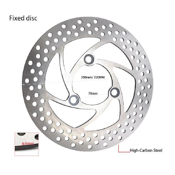 Universal 200mm 220mm 7.0 Pitch Stainless Steel Motorcycle Scooter Brake Front Rear Disc Disks For Yamaha Honda Kawasaki Suzuki