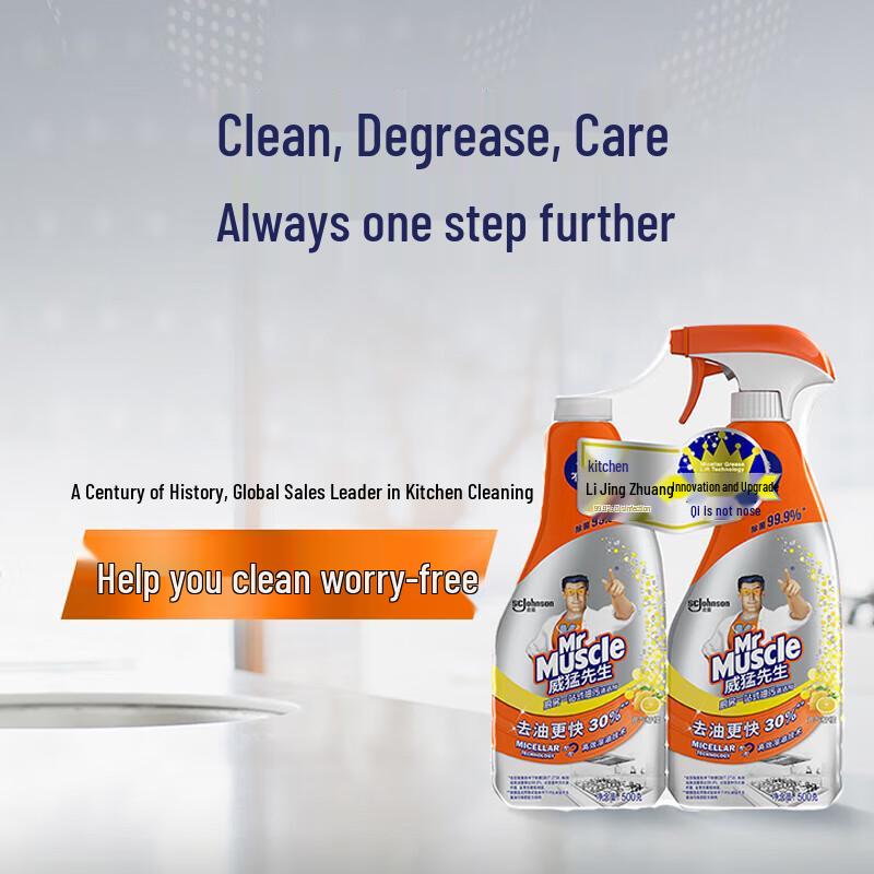 Mr. Muscle Energetic Lemon Kitchen Grease Cleaner