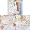 Cute Flower Pattern Storage Pouch With Polyester For Office And School Use