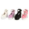 PU Leather 60cm Doll Shoes Causal Wear 1/3 Doll Shoes Kids Toy Doll High Heel Shoes  Girls Gift