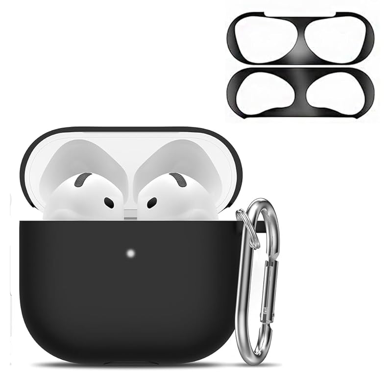 

[2024 Enhanced version] ILYAML for AirPods 4 Case [with dust guard] sony wireless earphones Silicone protective case for 4 Scratch prevention