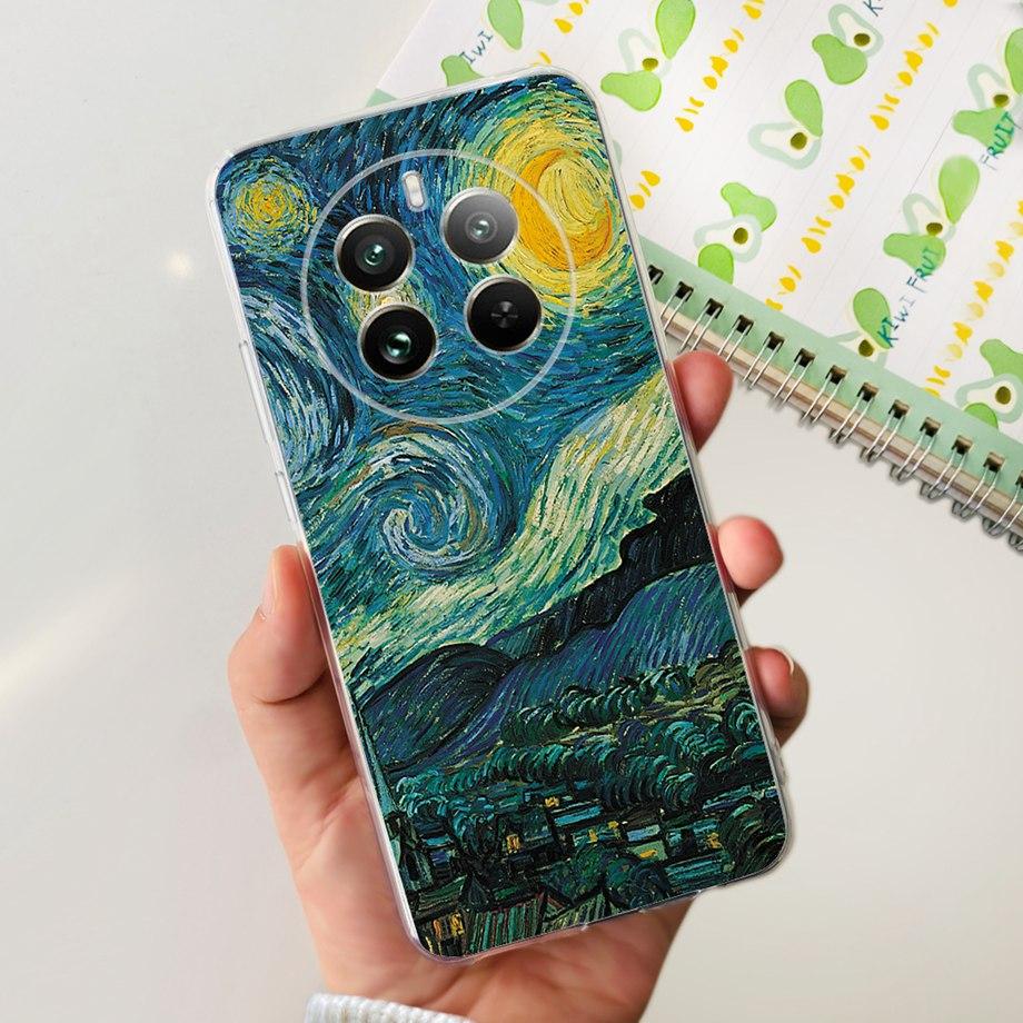 

For Realme 12 Pro+ Pro Plus Case Ultra Slim Transparent Cover Butterfly Girly Fashion Painting Funda For Realme12 12Pro Capas Realme 12 Pro Plus
