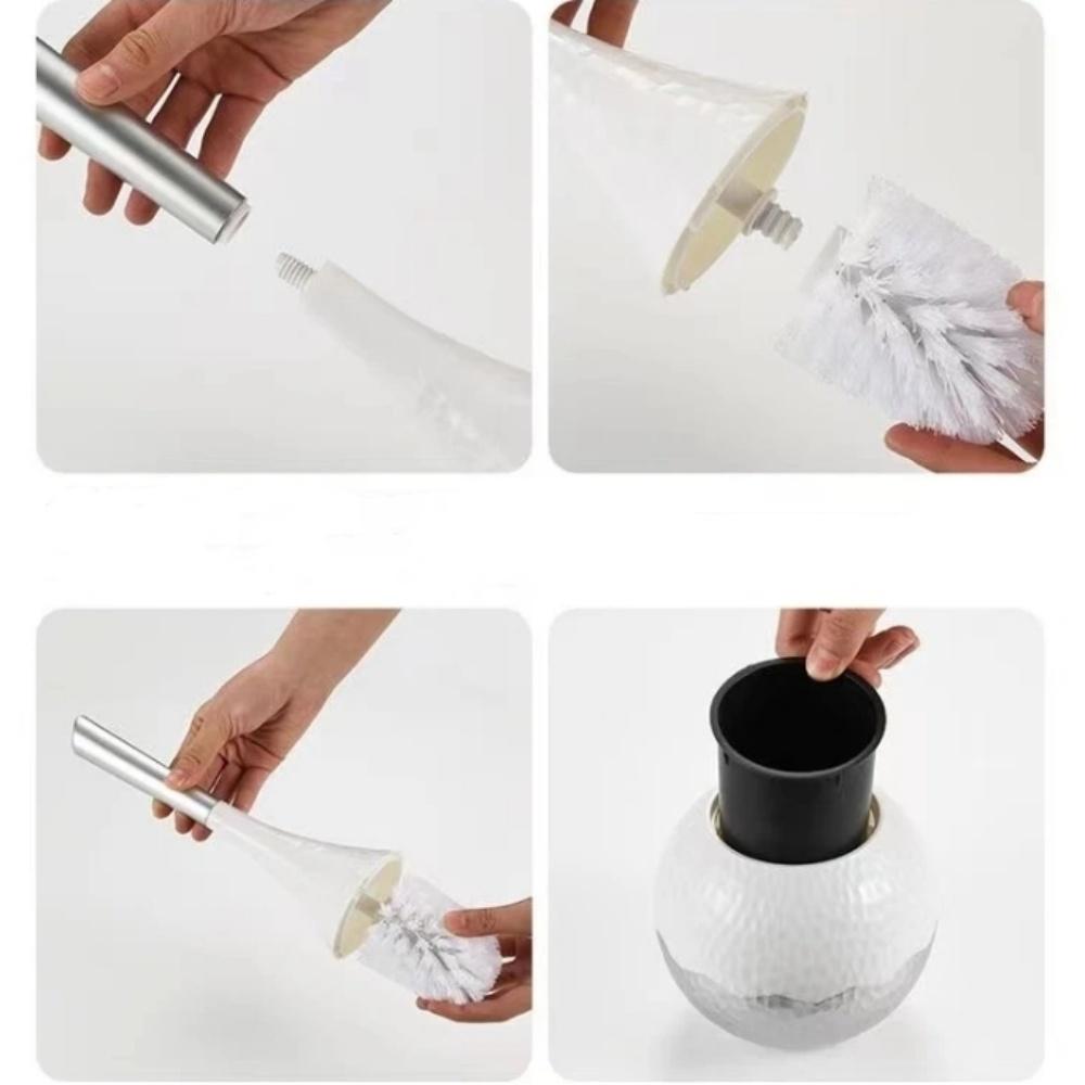 Bathroom Toilet Toilet Brush Long Handle Cleaning Cleaning Tools Detachable Toilet Cleaning Brush Suitable for Bathroom Shower