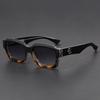 Color Block Stylish Spectacles for Men Fashion Punk Large Frame Rivets Glasses for Women Classic Luxury Designer Fashionable