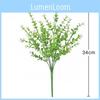 Eucalyptus Smith Robusta Plant With Plastic Flowers For Indoor Decor Home