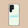 Zodiac Sign Cancer Mobile Phone Case for Samsung Galaxy S25 S24 S23 S22 S21 S20 Note20 Plus FE Ultra Glass Cover Luxury Pretty