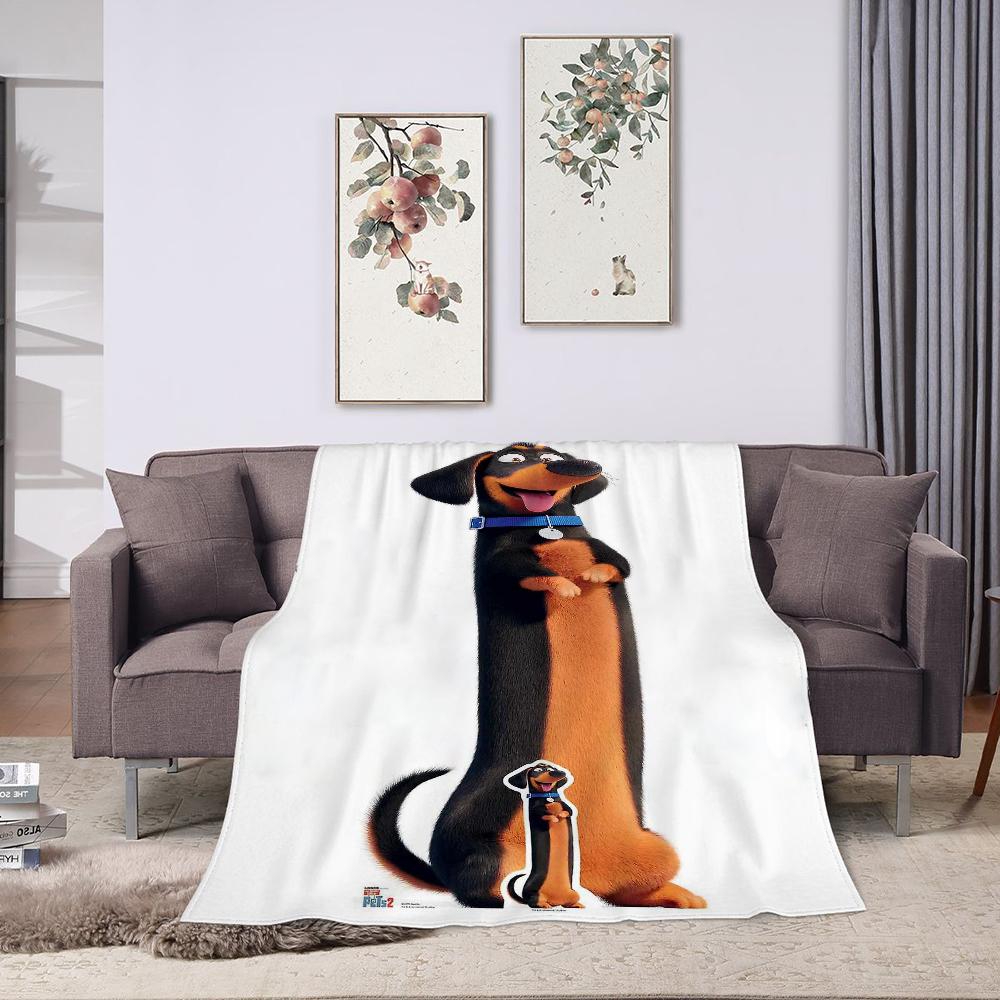 Dachshund Sausage Dogs Fluffy Blanket Throw Blanket for Sofa Blankets Double Bed Blankets and Throws Cobija Plaid Halloween &