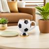 Soccer Inspired Ceramic Mug 12Oz Dishwasher Safe Microwave Safe Sports Enthusiast Gift Football Fan Present Football Mug