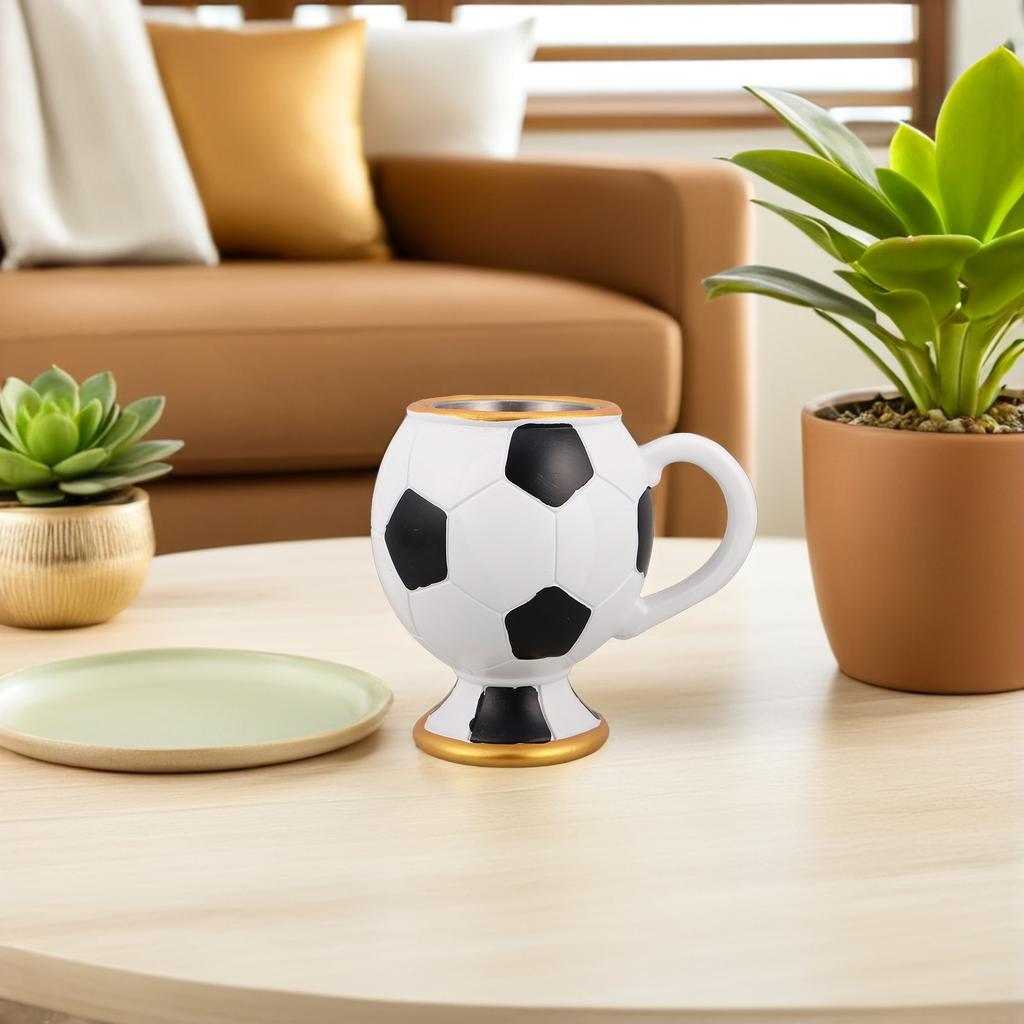 Soccer Inspired Ceramic Mug 12Oz Dishwasher Safe Microwave Safe Sports Enthusiast Gift Football Fan Present Football Mug
