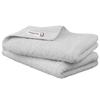 Iris Ohyama Imabari Towel Certified Big Face Towel, Light Gray, Set of 2, 100% Cotton, Simple Towel, Lightweight and Compact, Soft and Gentle Touch,