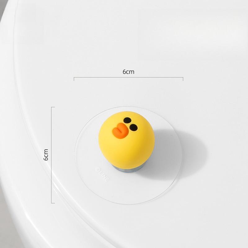 Toilet Seat Lid Lifter Toilet Lid Lifter Does Not Dirty Hands Household Artifact Creative Cartoon Silicone Toilet Lid Lifter