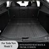 For Tesla Model Y Highland Juniper 2026 all-in-one TPE Trunk mat Luggage mat Four Seasons Waterproof Non-slip Design Floor Mats